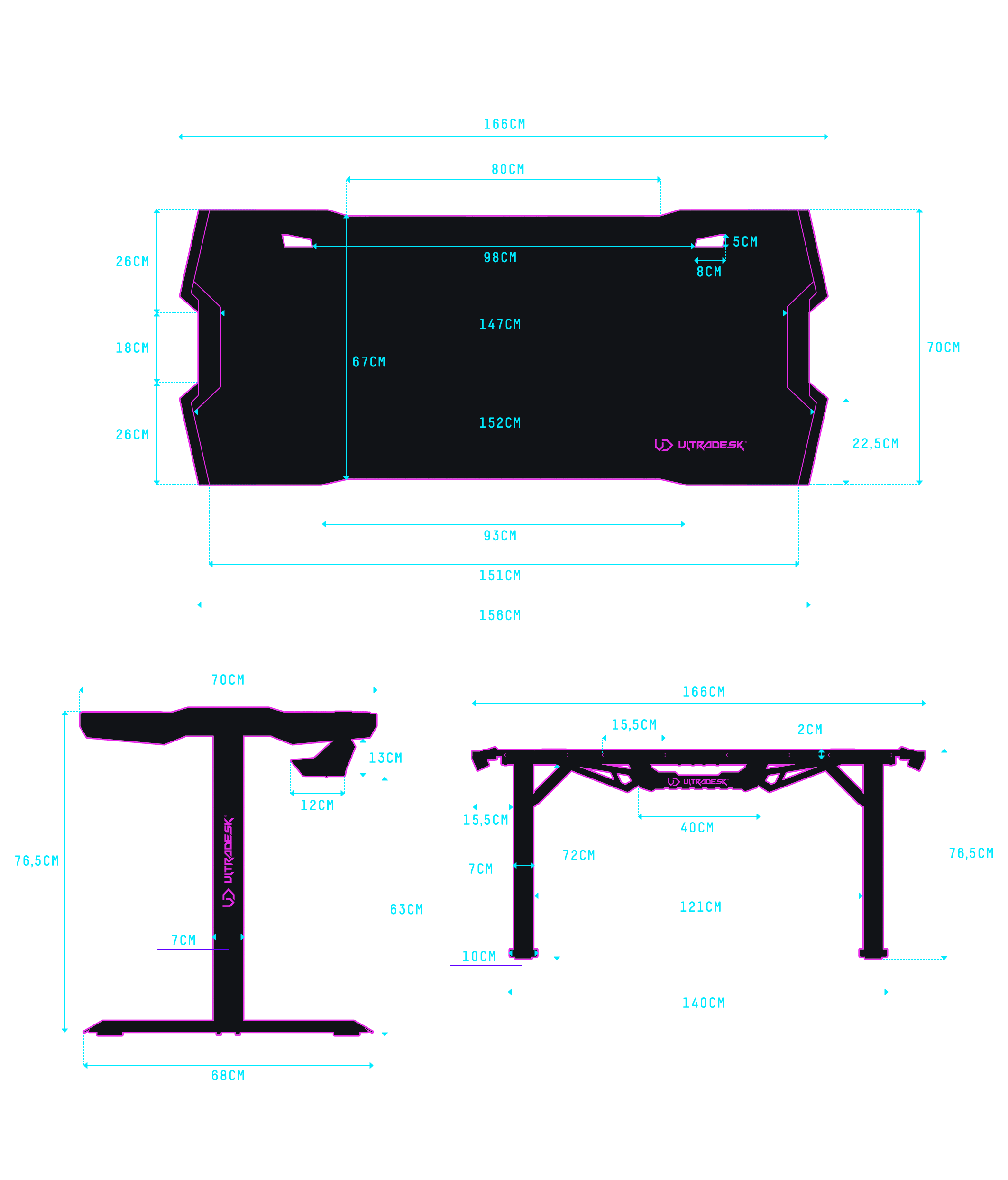 Arespark RGB Scrivania Gaming, 140 cm Tavolo Gaming con Potente Gestione  Dei Cavi E Illuminazione LED RGB, Robuste Gambe a K In Metallo Gaming Desk, Scrivanie PC Ergonomica da Tavolo : : Casa